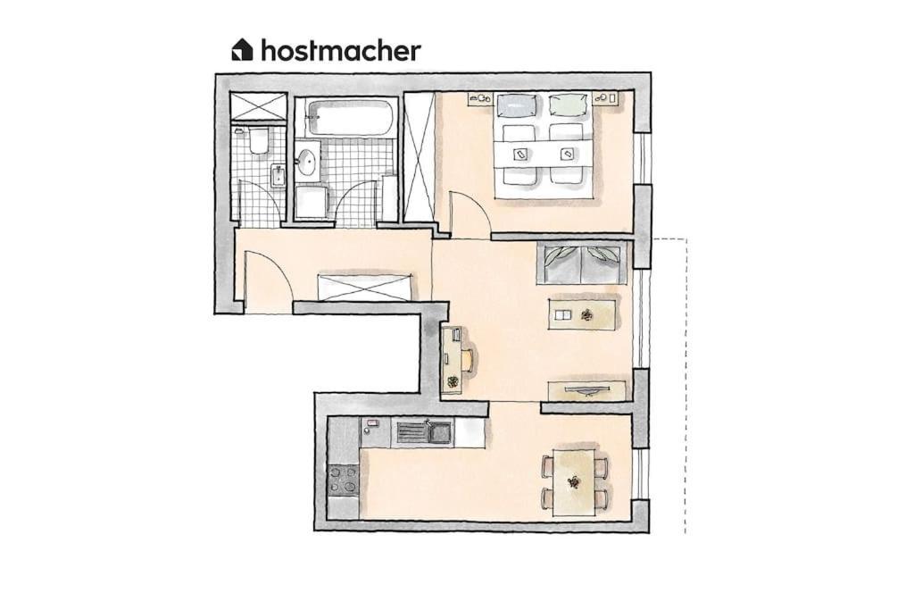 1Br Haven With Swift City Access By Hm Wien Eksteriør bilde